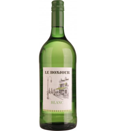 Вино Le Bonjour белое сухое 1л